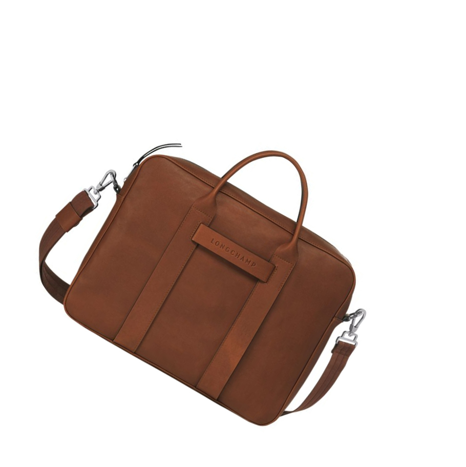 Longchamp 3D M Aktetas Heren Bruin | NL-ZE54936