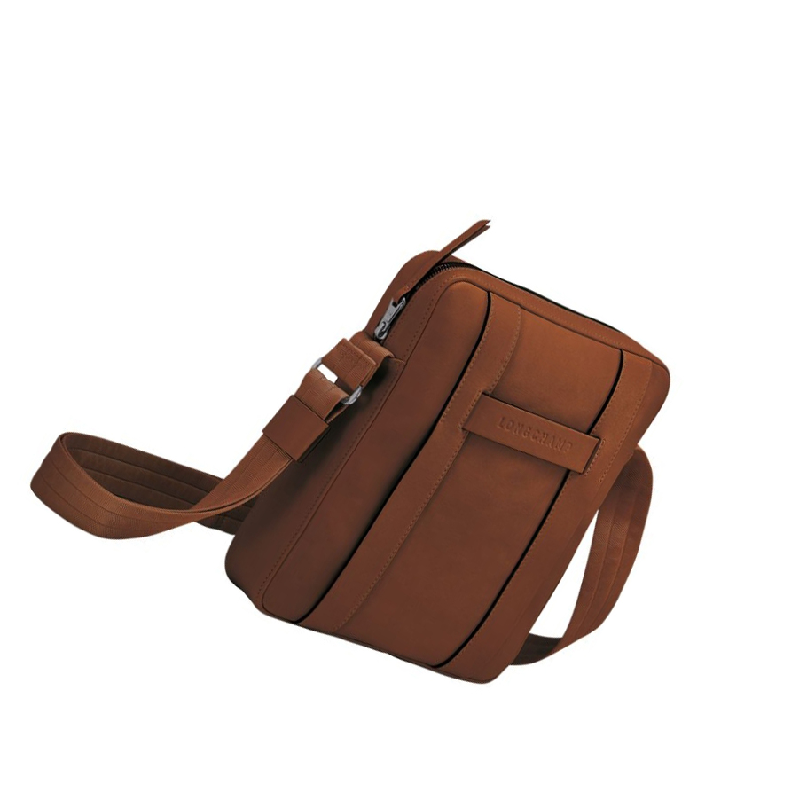 Longchamp 3D M Crossbodytassen Heren Bruin | NL-HE34952