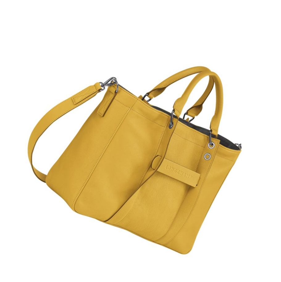 Longchamp 3D M Handtas Dames Geel | NL-FT18740