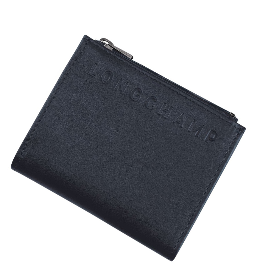 Longchamp 3D Portefeuille Heren Blauw | NL-TB14569