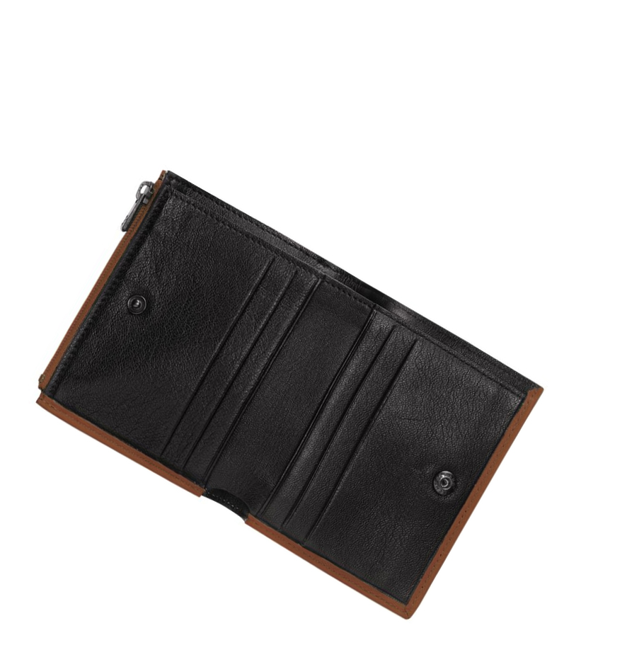 Longchamp 3D Portefeuille Heren Bruin | NL-JV94132