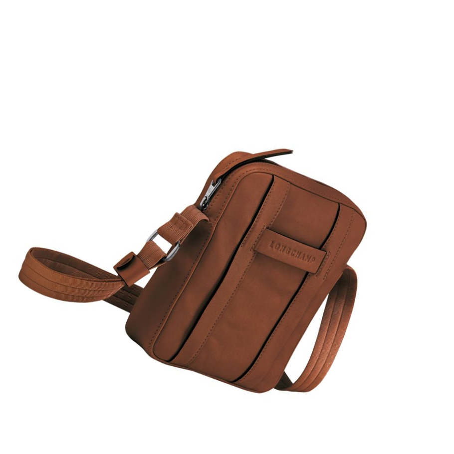 Longchamp 3D S Crossbodytassen Heren Bruin | NL-LT65941