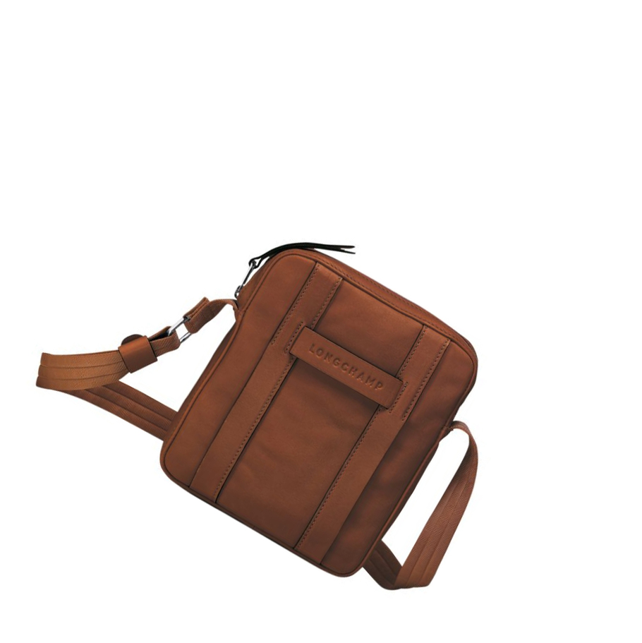 Longchamp 3D S Crossbodytassen Heren Bruin | NL-LT65941