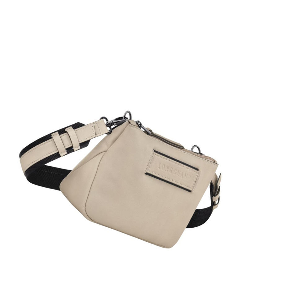 Longchamp 3D Sangle Crossbodytassen Dames Beige | NL-FK35016