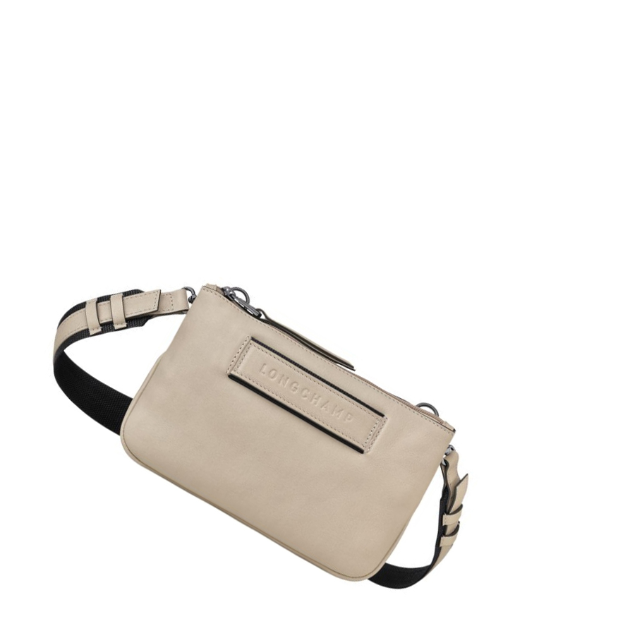 Longchamp 3D Sangle Crossbodytassen Dames Beige | NL-FK35016