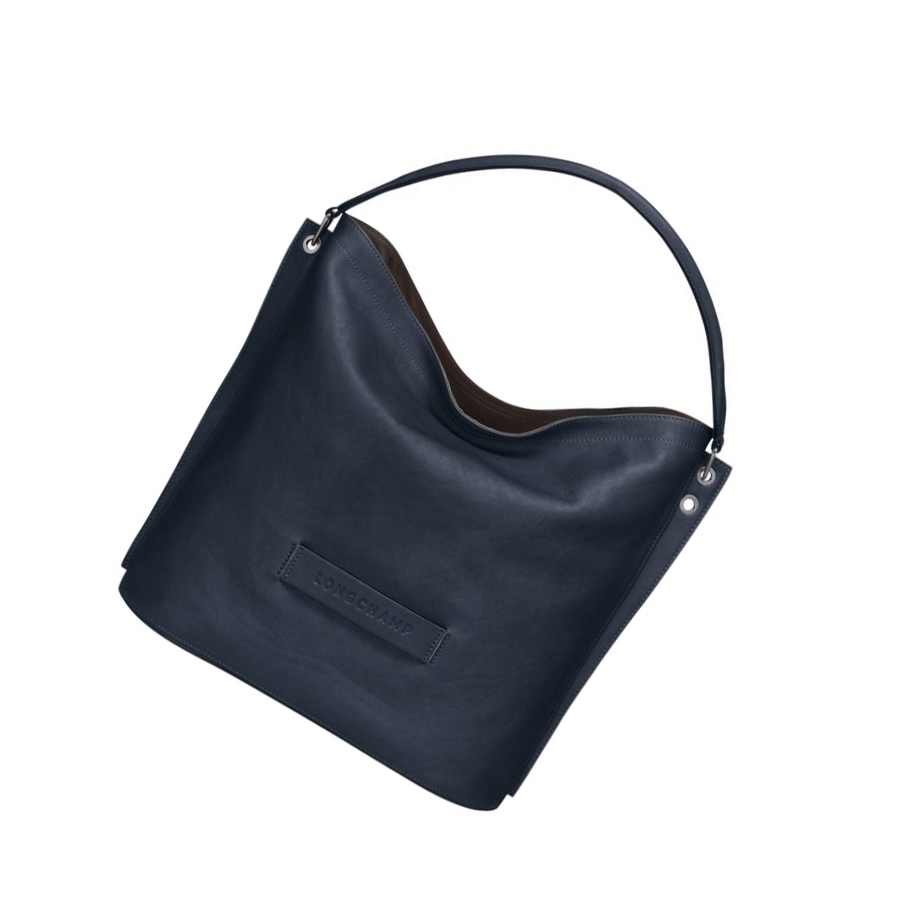 Longchamp 3D Schoudertassen Dames Blauw | NL-GT89154