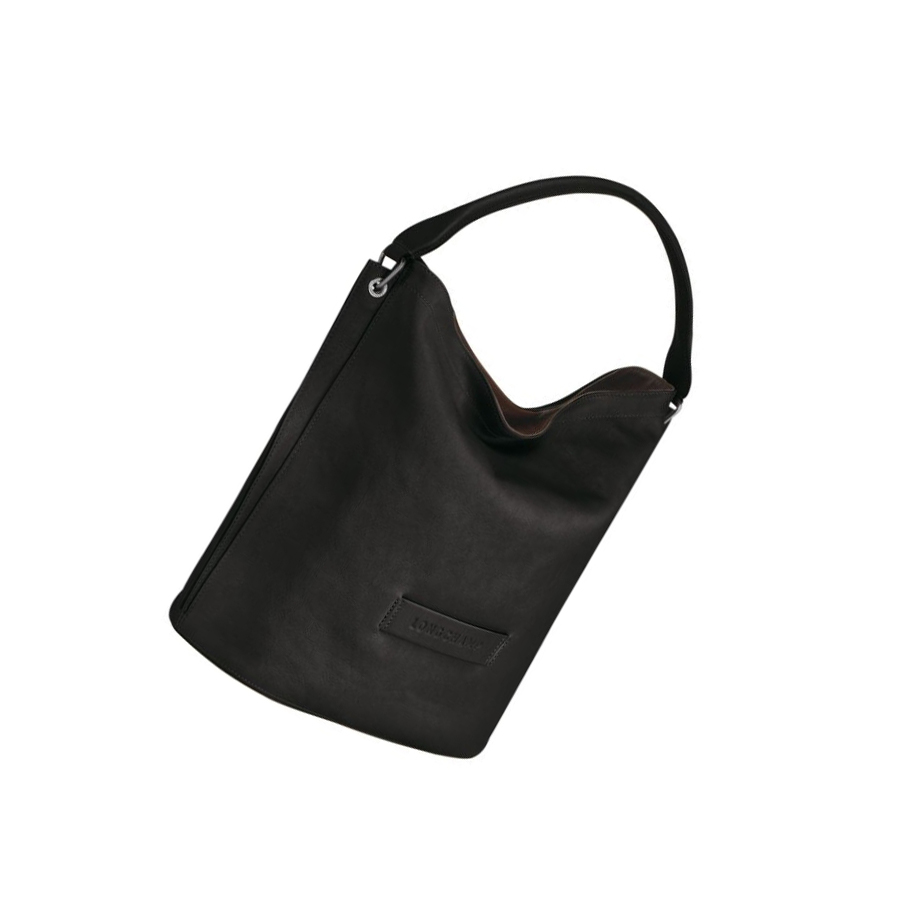 Longchamp 3D Schoudertassen Dames Zwart | NL-HJ07183