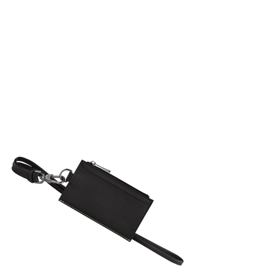 Longchamp 3D Ultra Black Portemonnee Dames Zwart | NL-GU92178