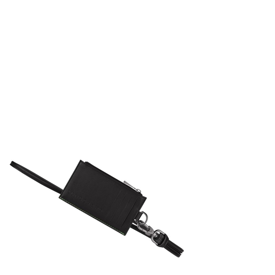 Longchamp 3D Ultra Black Portemonnee Dames Zwart | NL-GU92178