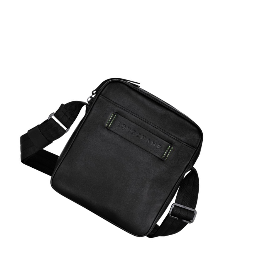 Longchamp 3D Ultra Black S Crossbodytassen Heren Zwart | NL-HE41270