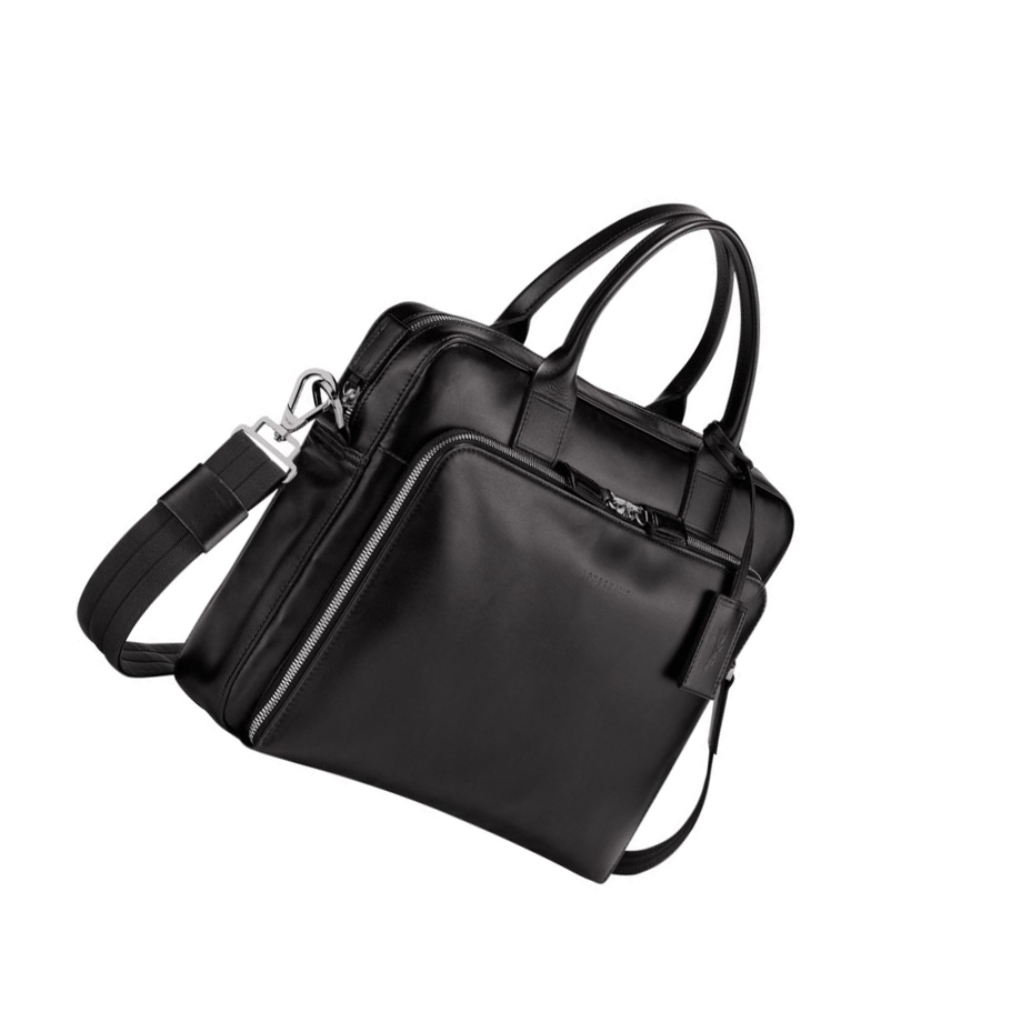 Longchamp Baxi S Aktetas Heren Zwart | NL-NG58736