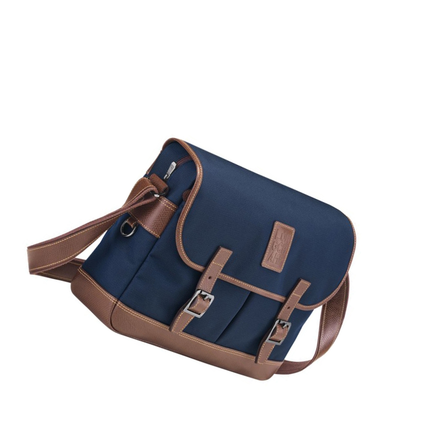 Longchamp Boxford Crossbodytassen Heren Donkerblauw | NL-OQ17408