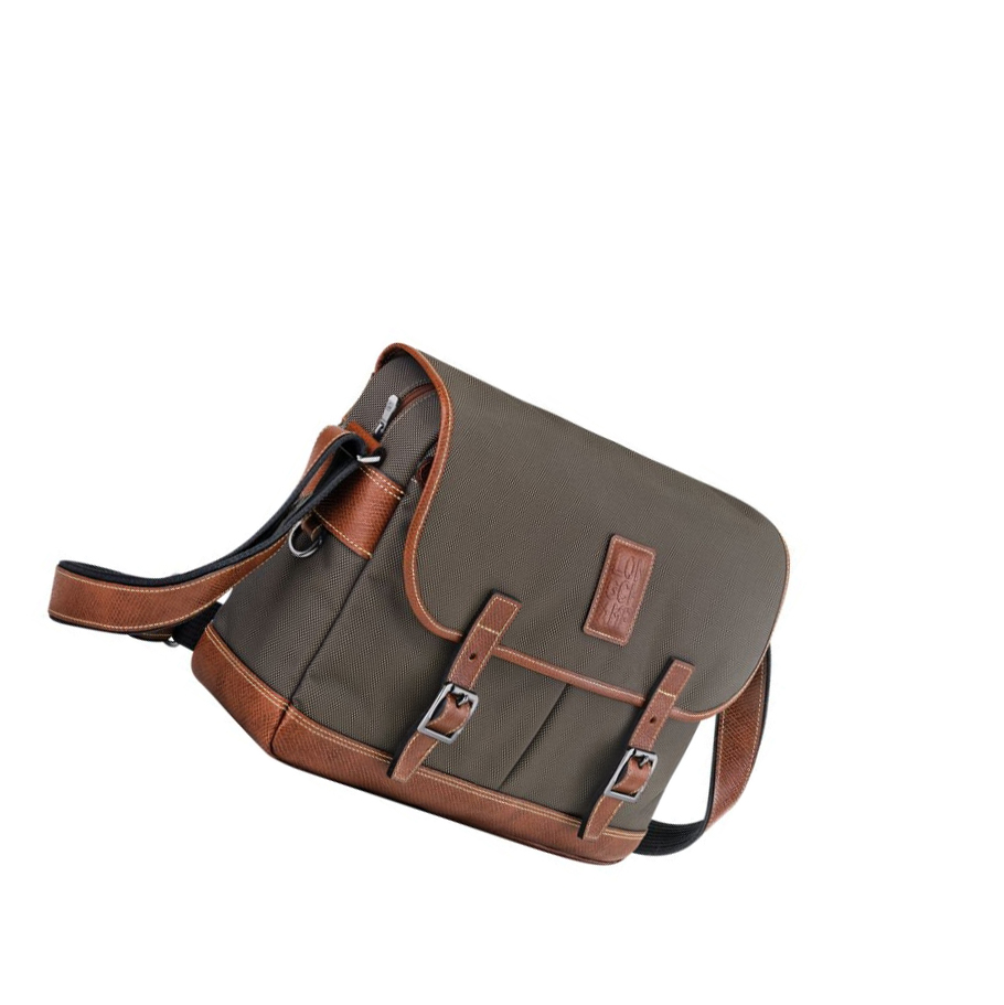 Longchamp Boxford Crossbodytassen Heren Bruin | NL-YC62143