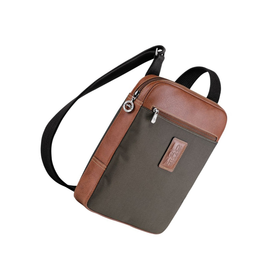 Longchamp Boxford L Crossbodytassen Heren Bruin | NL-PA61704