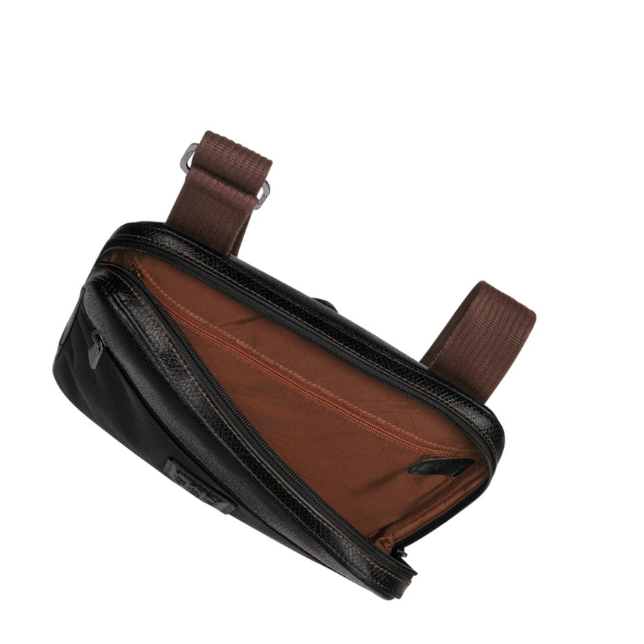 Longchamp Boxford L Crossbodytassen Heren Zwart | NL-QU98043