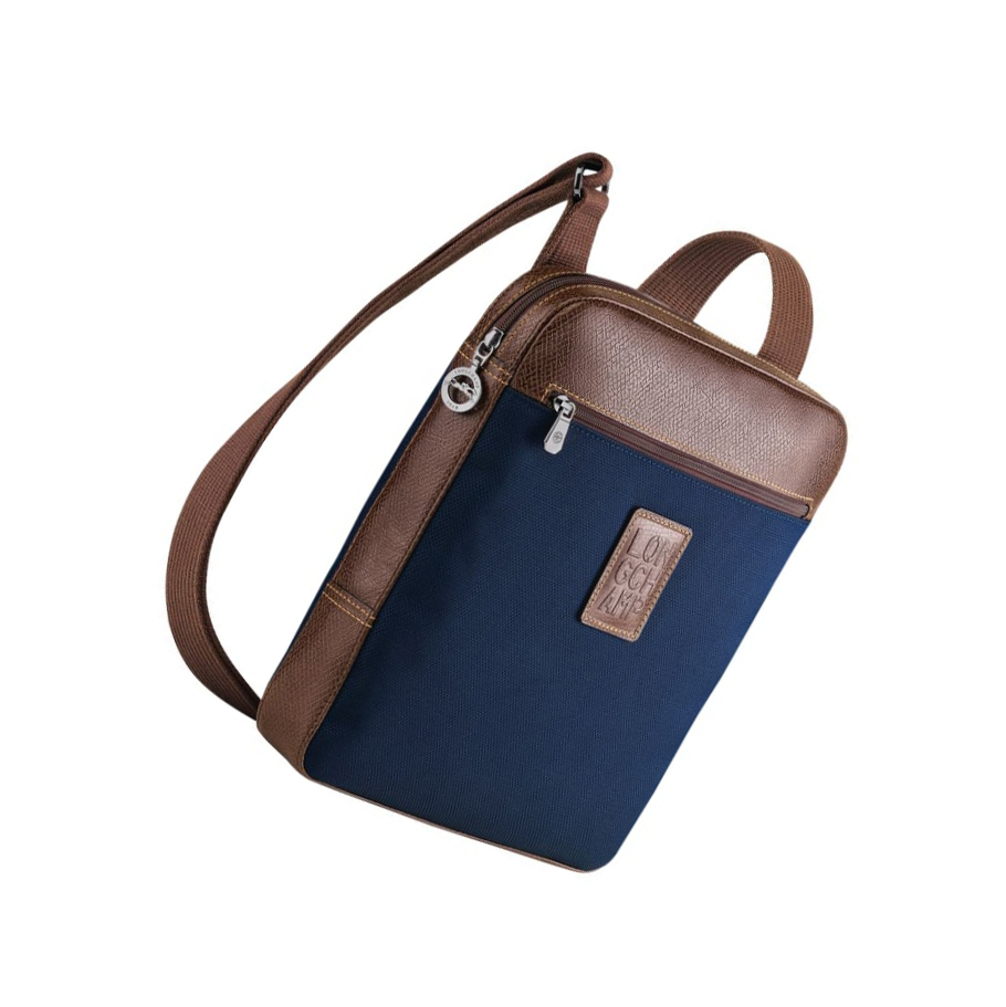 Longchamp Boxford L Crossbodytassen Heren Donkerblauw | NL-ZU16907