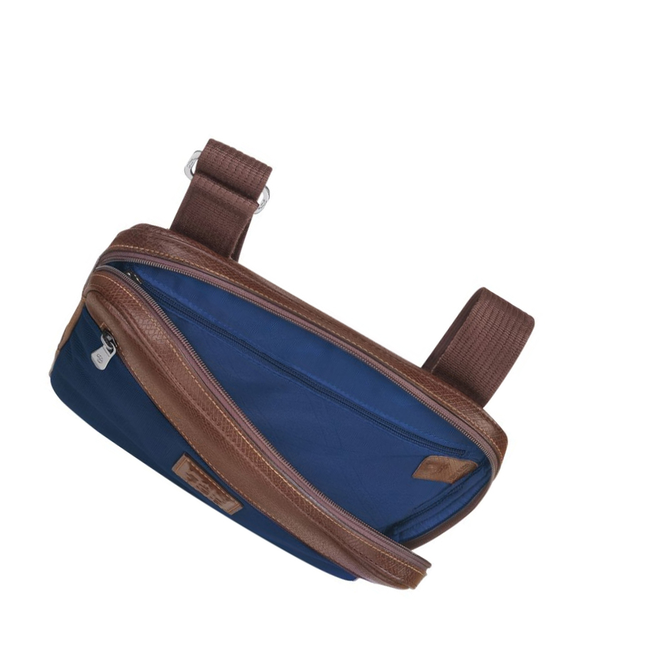 Longchamp Boxford L Crossbodytassen Heren Donkerblauw | NL-ZU16907