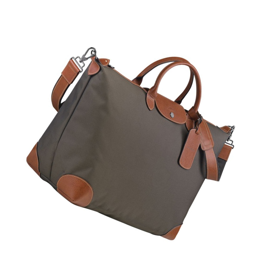 Longchamp Boxford L Reistas Heren Bruin | NL-GH13859