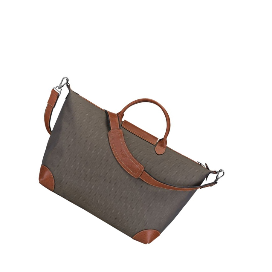 Longchamp Boxford L Reistas Heren Bruin | NL-GH13859