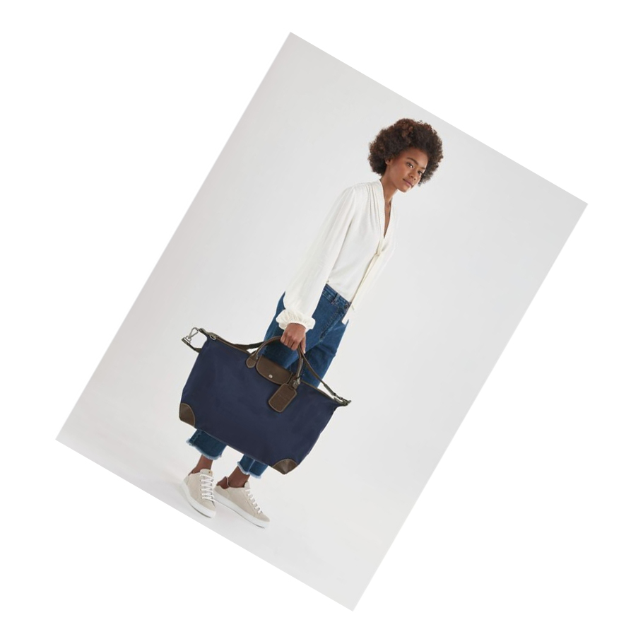 Longchamp Boxford L Reistas Heren Donkerblauw | NL-YZ65092