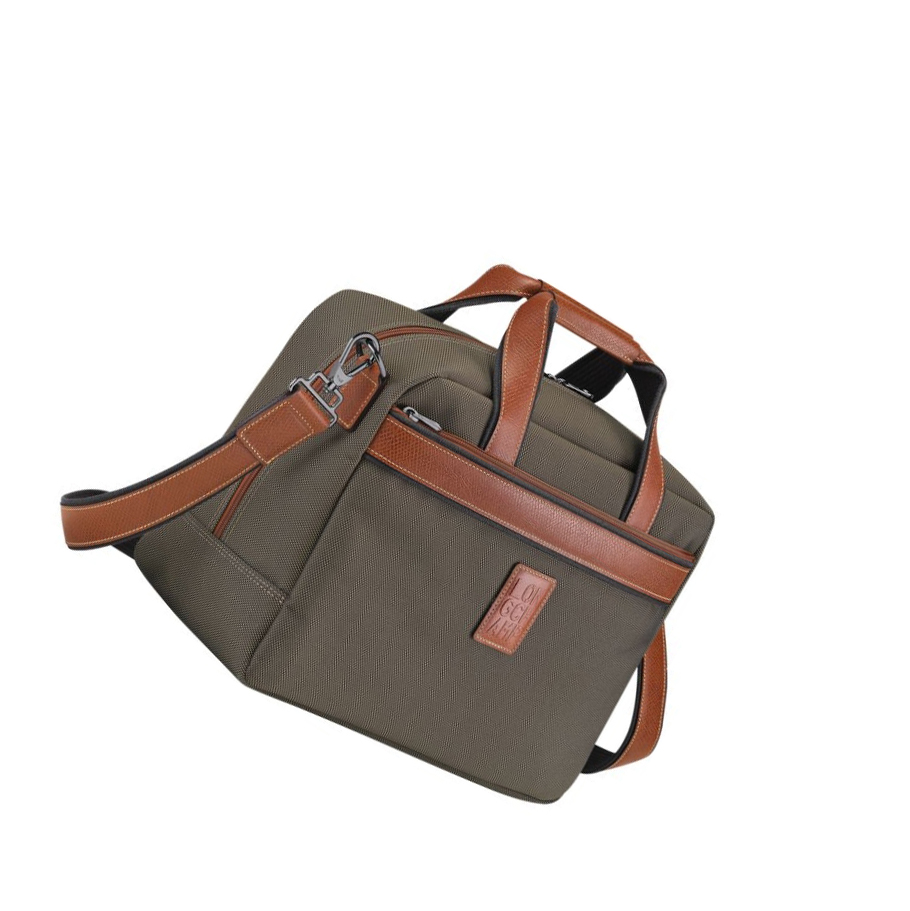 Longchamp Boxford Reistas Dames Bruin | NL-KX74821