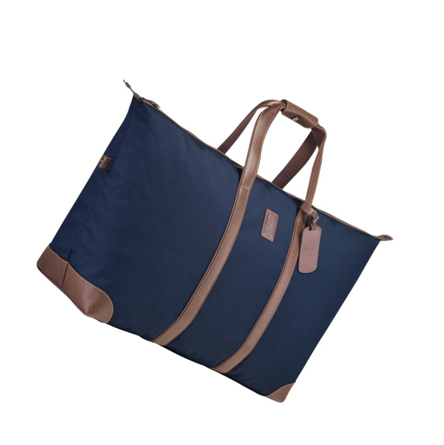 Longchamp Boxford Reistas Dames Donkerblauw | NL-VG38947