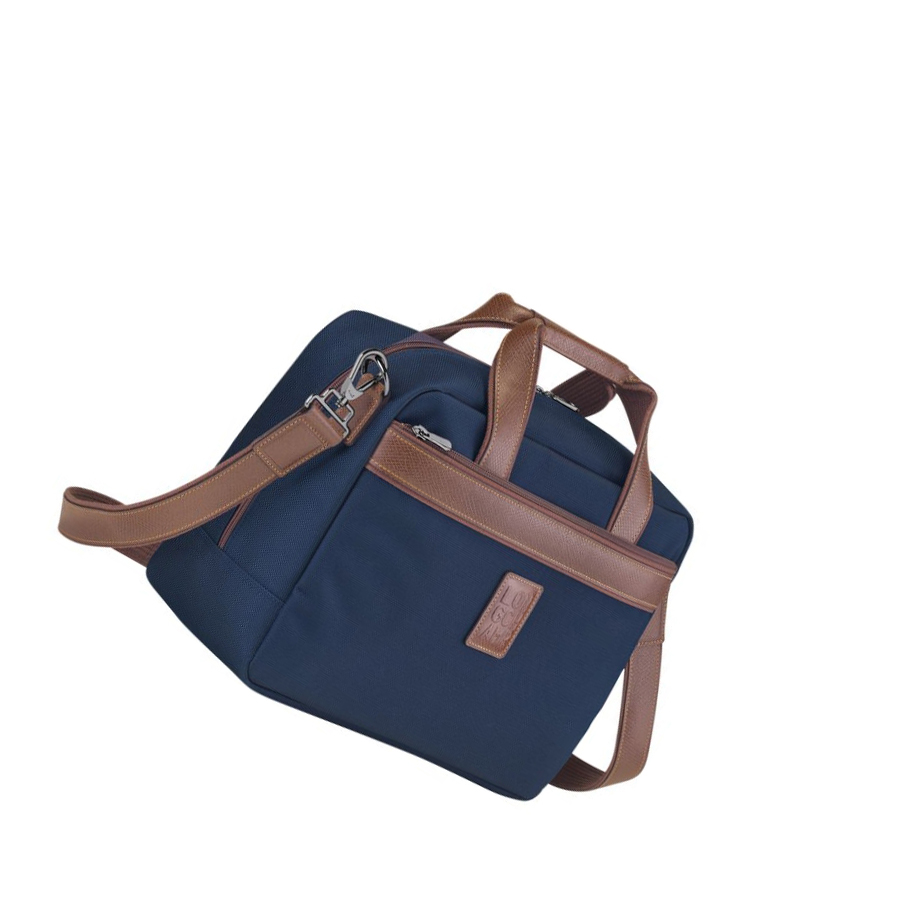 Longchamp Boxford Reistas Dames Donkerblauw | NL-XH69152