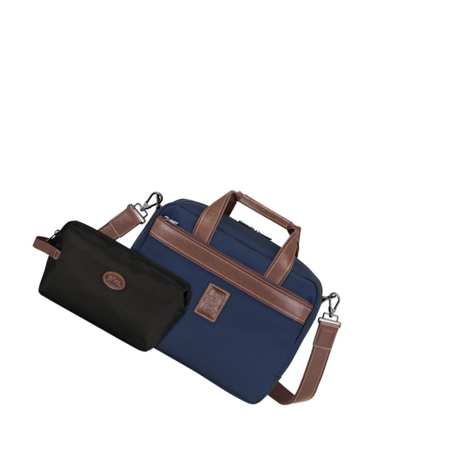 Longchamp Boxford Reistas Dames Donkerblauw | NL-XH69152