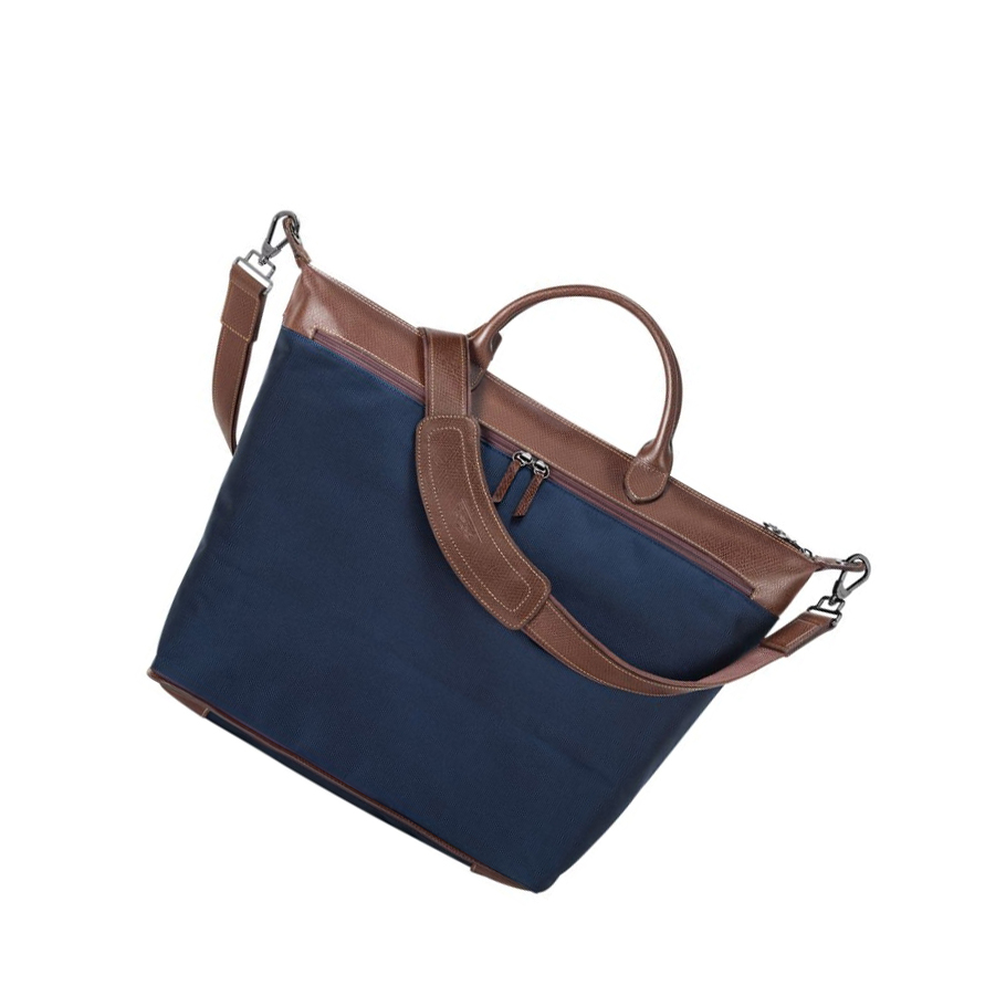 Longchamp Boxford Reistas Dames Donkerblauw | NL-ZQ51697