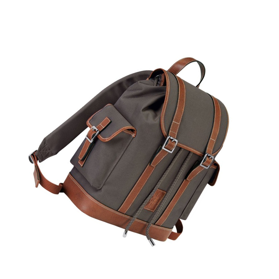 Longchamp Boxford Rugzak Heren Bruin | NL-NJ79450