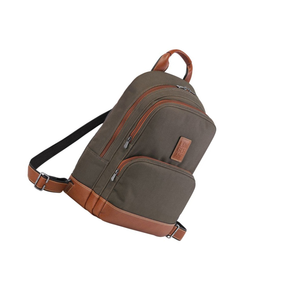 Longchamp Boxford Rugzak Heren Bruin | NL-OR41893