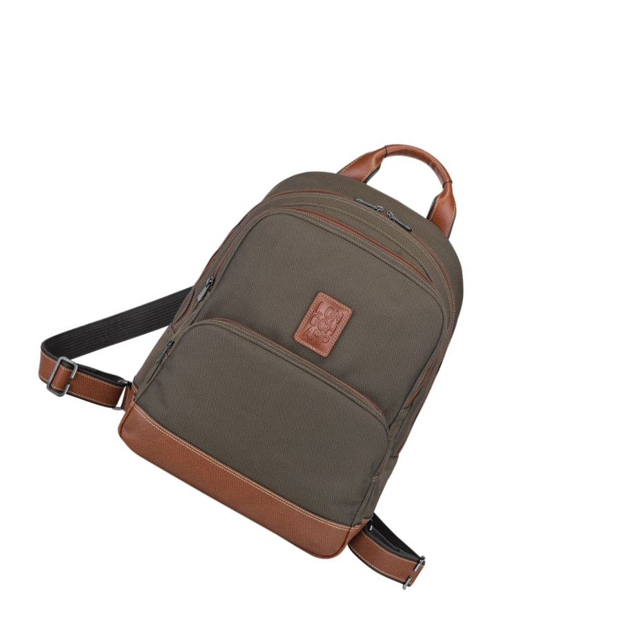 Longchamp Boxford Rugzak Heren Bruin | NL-OR41893