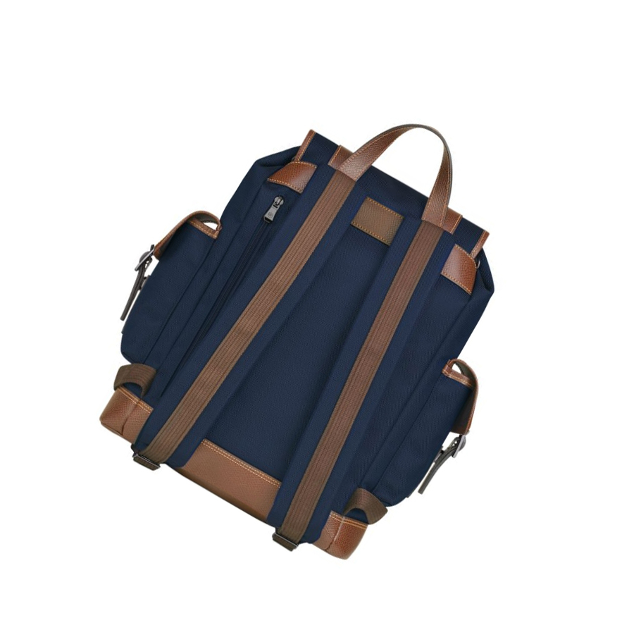 Longchamp Boxford Rugzak Heren Donkerblauw | NL-KF36741