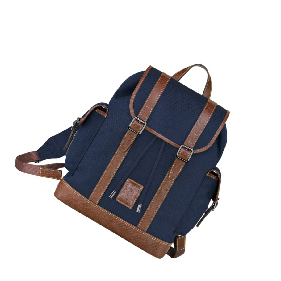 Longchamp Boxford Rugzak Heren Donkerblauw | NL-KF36741