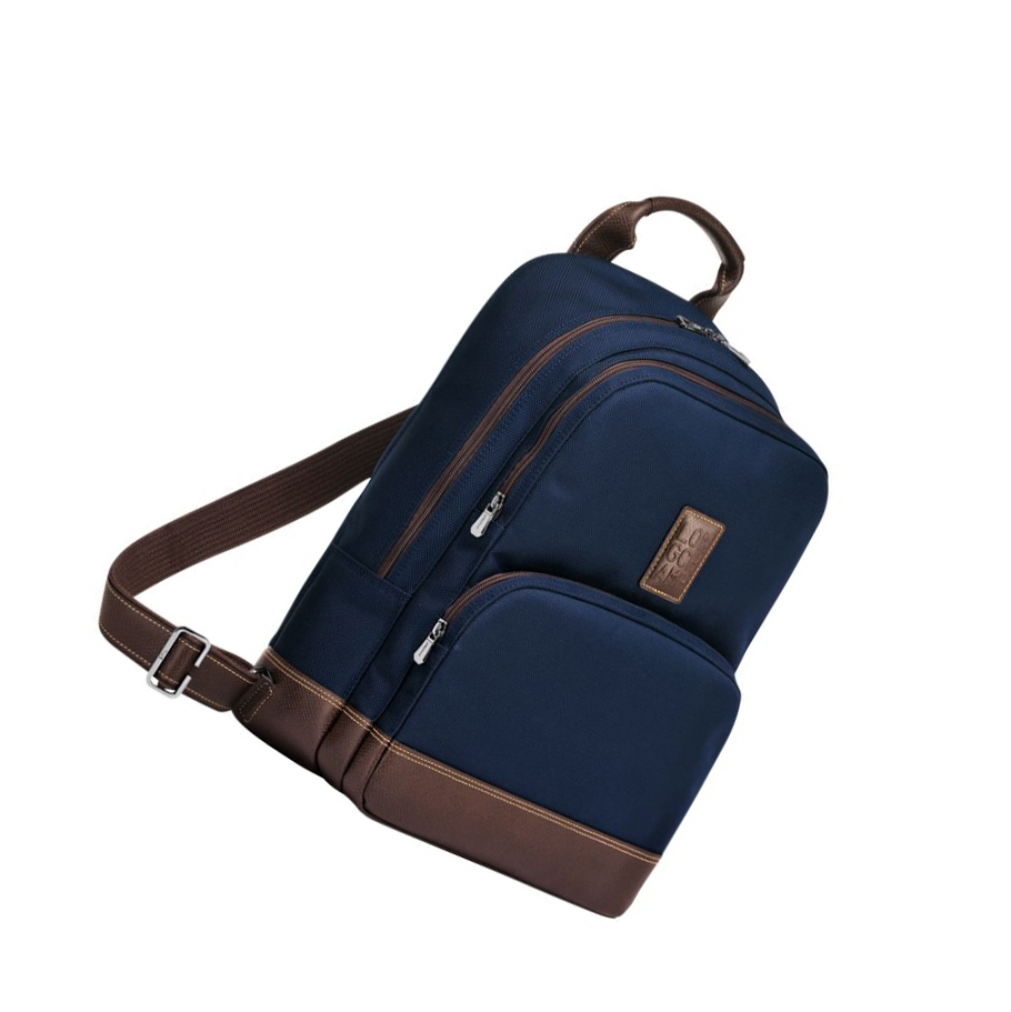 Longchamp Boxford Rugzak Heren Donkerblauw | NL-NJ01865