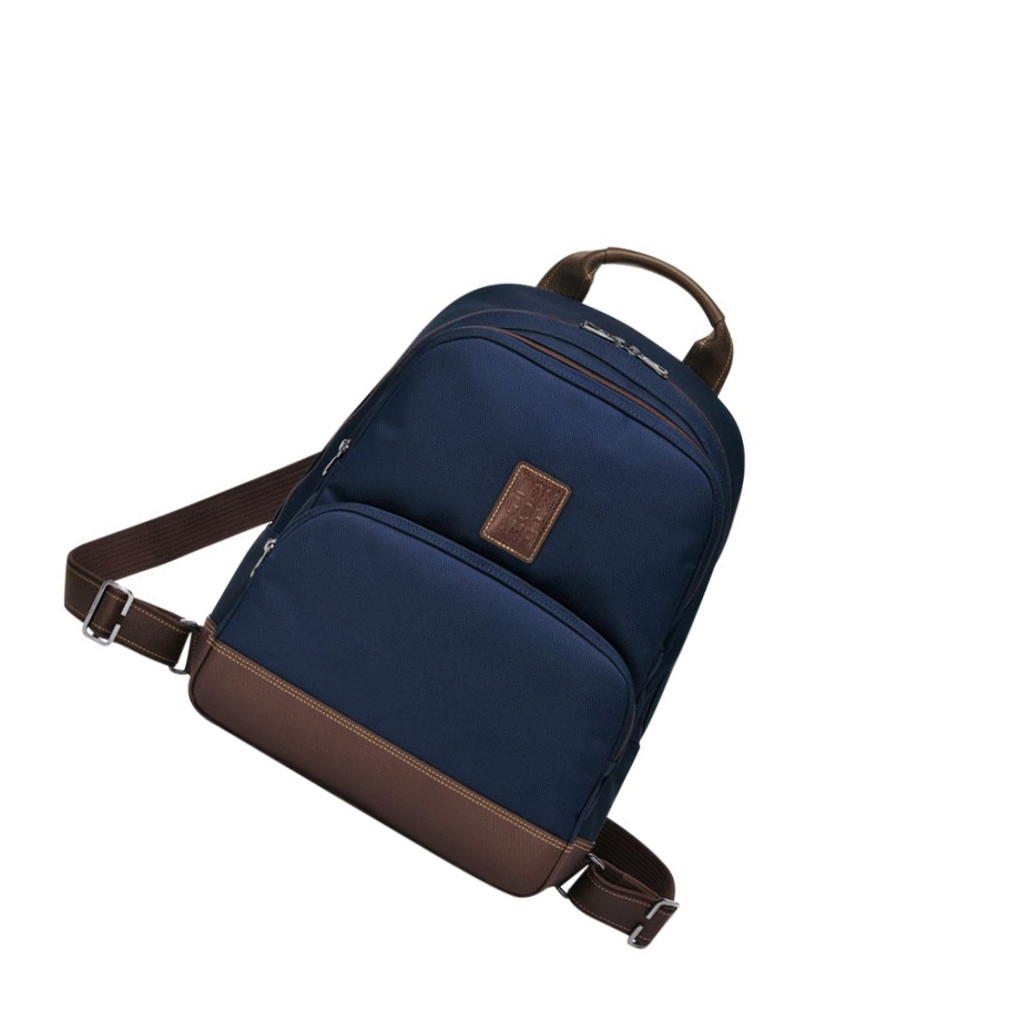Longchamp Boxford Rugzak Heren Donkerblauw | NL-NJ01865