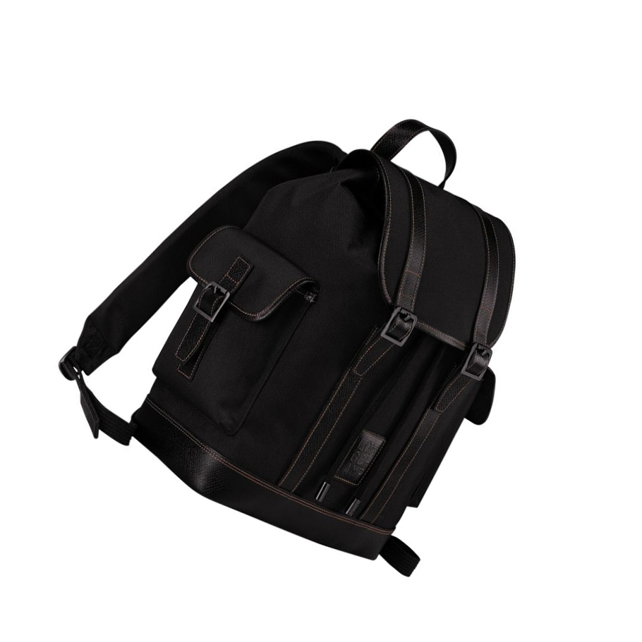 Longchamp Boxford Rugzak Heren Zwart | NL-CE21650