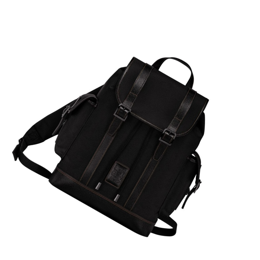 Longchamp Boxford Rugzak Heren Zwart | NL-CE21650