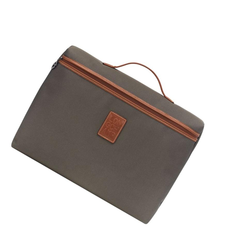 Longchamp Boxford S Aktetas Heren Bruin | NL-FQ59872