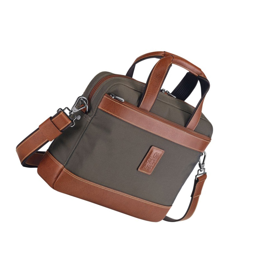 Longchamp Boxford S Aktetas Heren Bruin | NL-TM75923