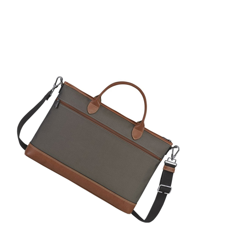 Longchamp Boxford S Aktetas Heren Bruin | NL-WZ72631