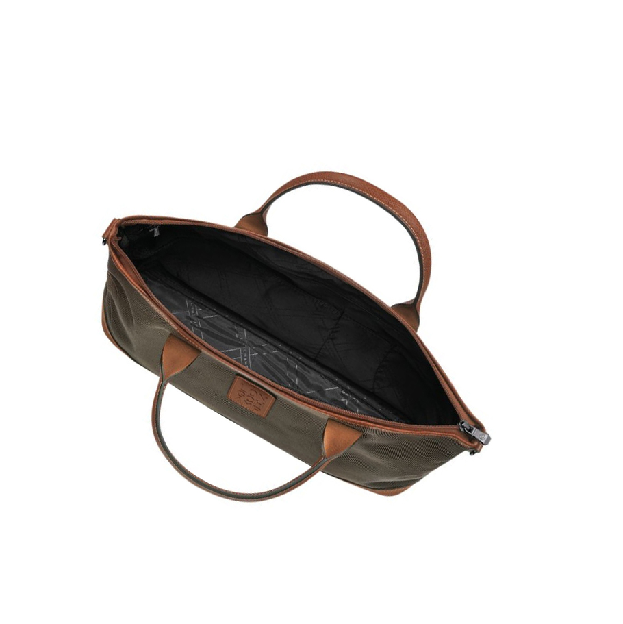 Longchamp Boxford S Aktetas Heren Bruin | NL-WZ72631