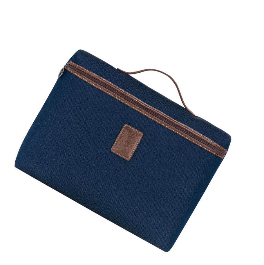 Longchamp Boxford S Aktetas Heren Donkerblauw | NL-DC34982
