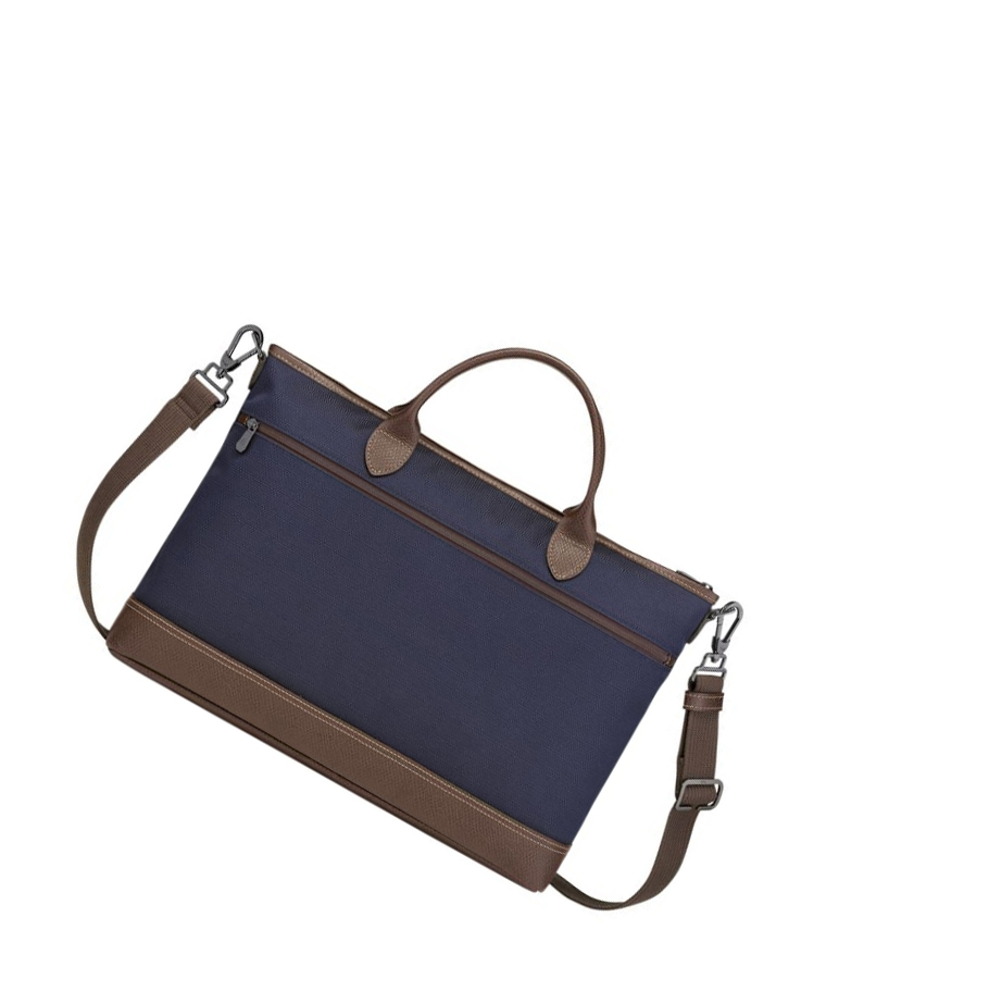 Longchamp Boxford S Aktetas Heren Donkerblauw | NL-MR60239