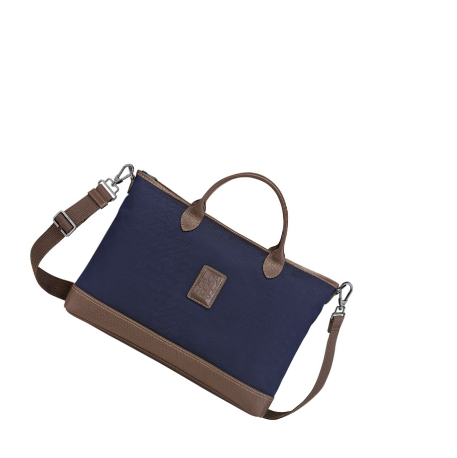 Longchamp Boxford S Aktetas Heren Donkerblauw | NL-MR60239