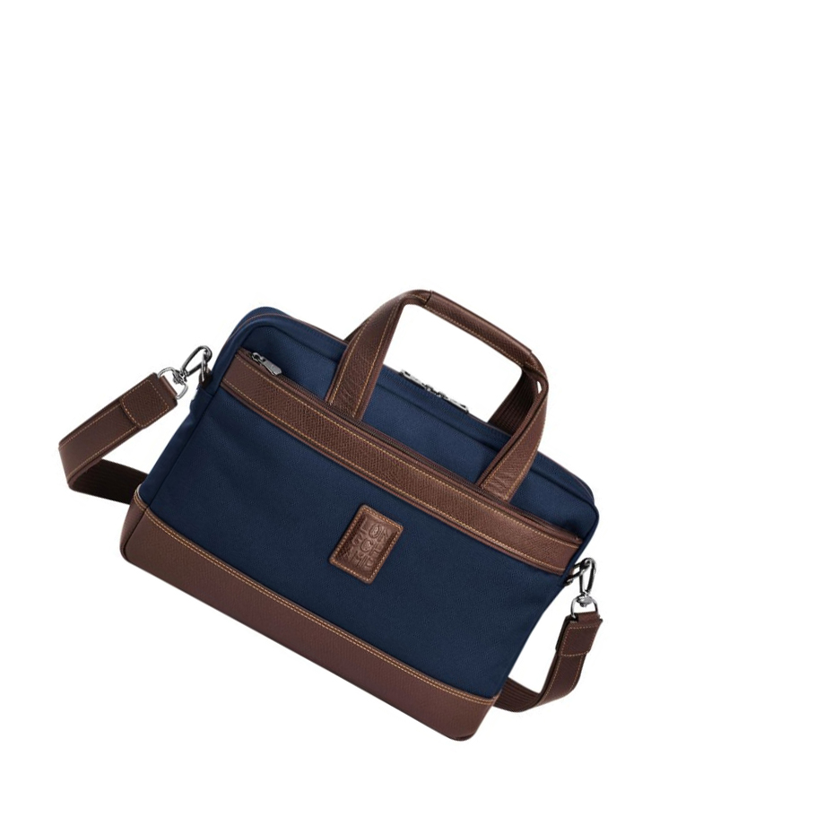 Longchamp Boxford S Aktetas Heren Donkerblauw | NL-XB75648