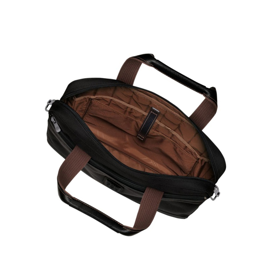 Longchamp Boxford S Aktetas Heren Zwart | NL-HV18459