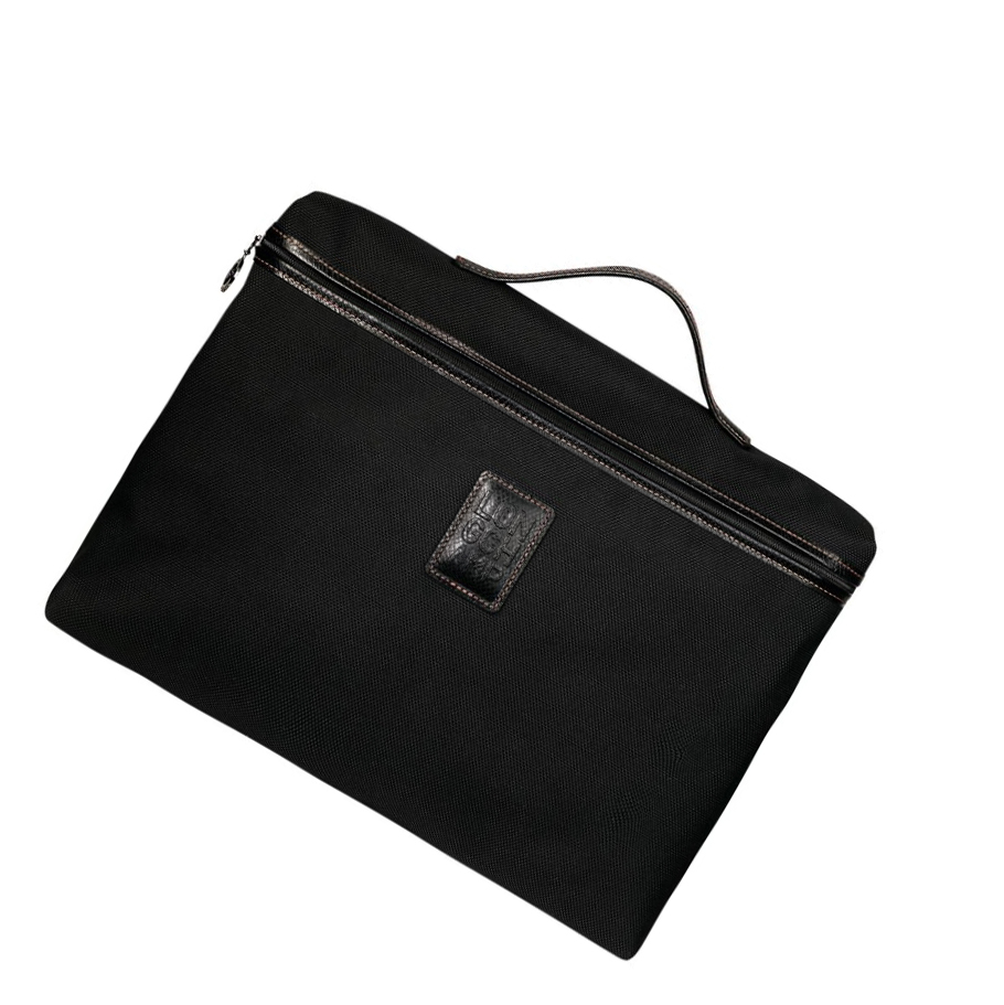 Longchamp Boxford S Aktetas Heren Zwart | NL-ID85921