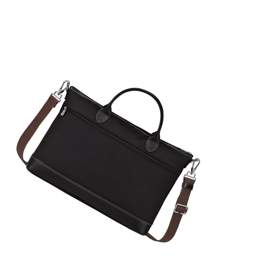 Longchamp Boxford S Aktetas Heren Zwart | NL-XE61473
