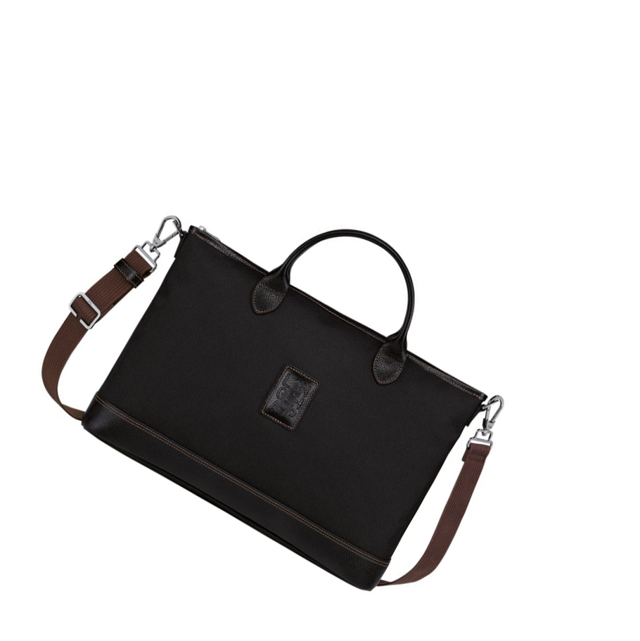 Longchamp Boxford S Aktetas Heren Zwart | NL-XE61473